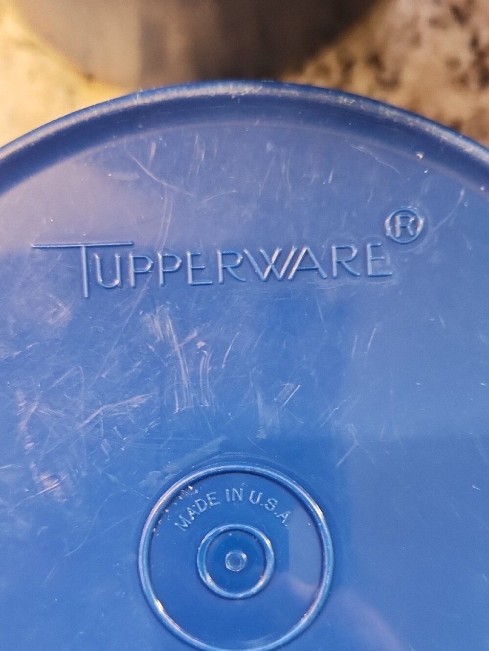 Vintage Tupperware Dark Blue Storage Canisters - Set of 4 - Picture 2 of 8